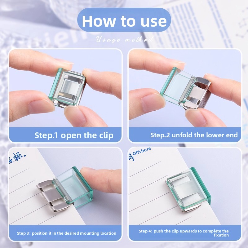 Push Clip for Office Sliding F - مراجعة Binder Clip Assorted وسعره