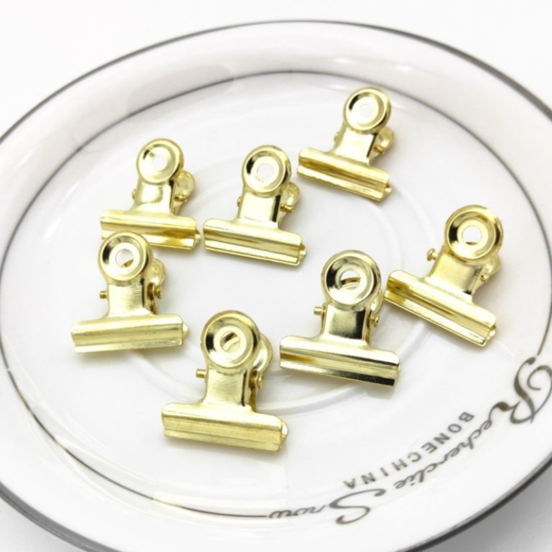 20PCS/Set 21mm*23mm Round Meta - مراجعة Binder Clip Assorted وسعره