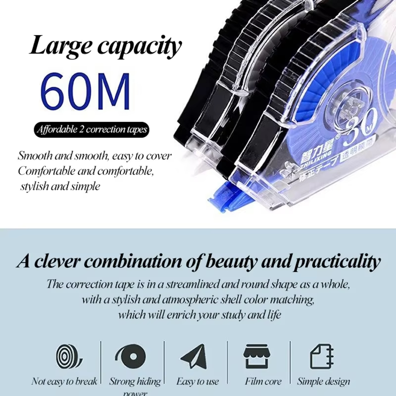 6pcs/Set School Correction Tap - مراجعة Correction Tape Roller وسعره