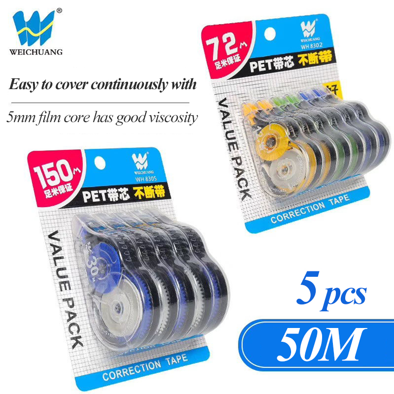 6pcs/Set School Correction Tap - مراجعة Correction Tape Roller وسعره