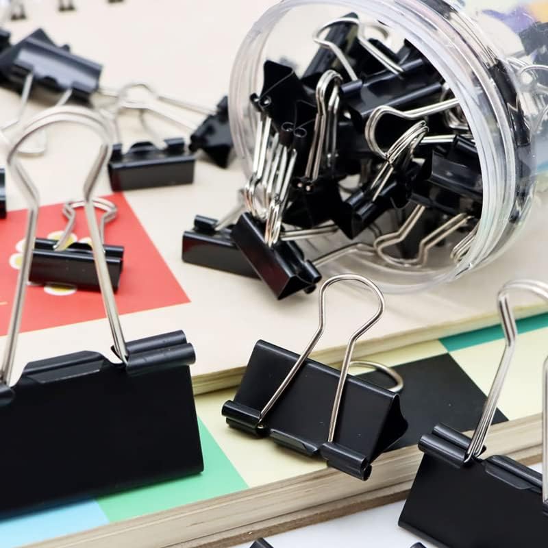 120Pcs Binder Clips Assorted S - مراجعة Binder Clip Assorted وسعره