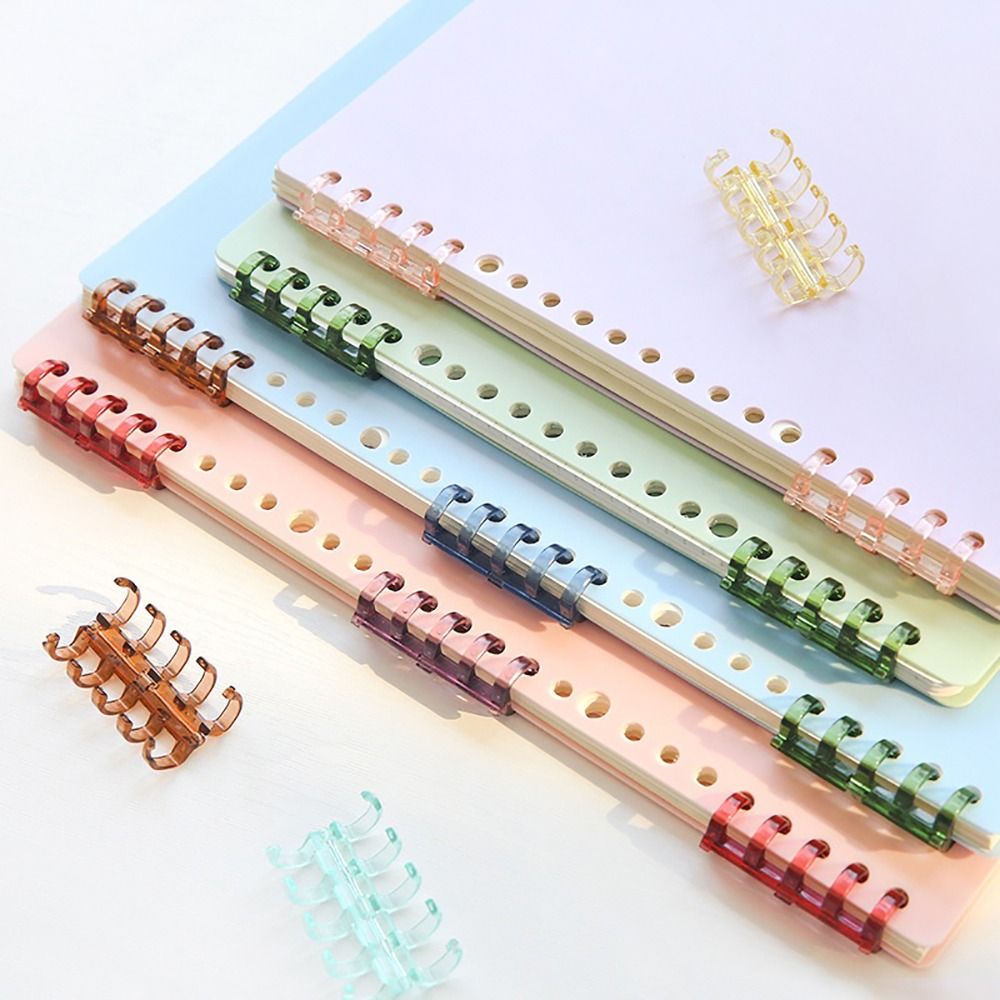 10Pcs Binding Spines Snap Spli - مراجعة Binding Comb Plastic وسعره