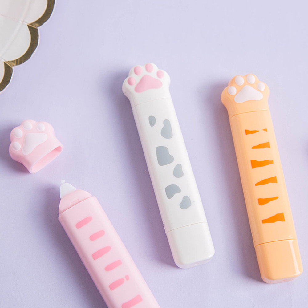 Cute Cat Paw Roller Glue Corre - مراجعة Correction Tape Roller وسعره