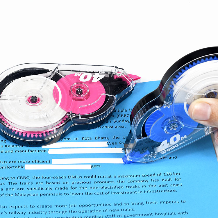 Test Good Length 40M White out - مراجعة Correction Tape Roller وسعره