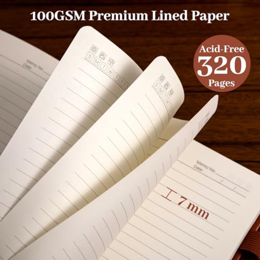 Leather Bound Journal for Men  - مراجعة Journal Leather Hardcover وسعره