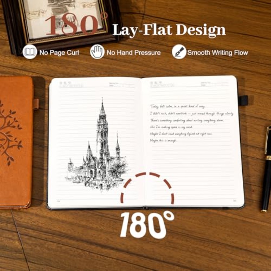 Leather Bound Journal for Men  - مراجعة Journal Leather Hardcover وسعره