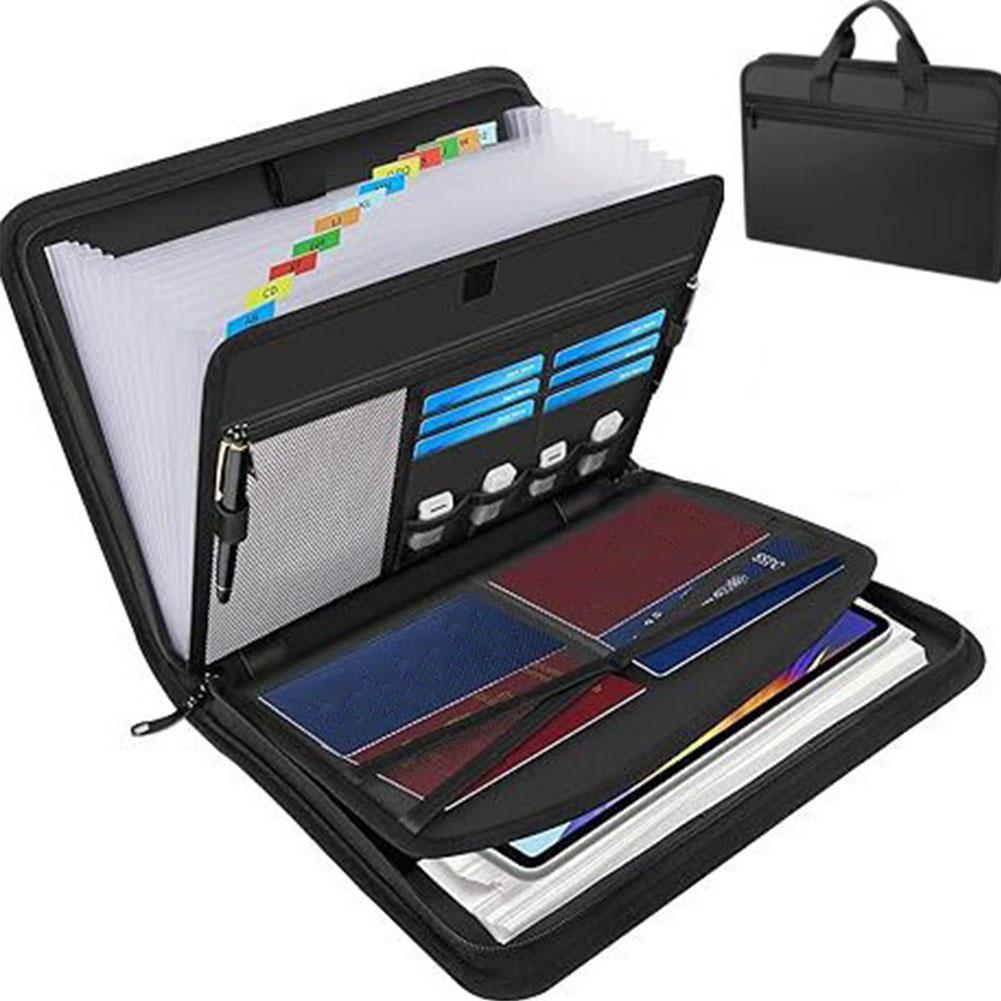 A4 Zipper File Bag Waterproof  - مراجعة Portfolio Folder Zip وسعره