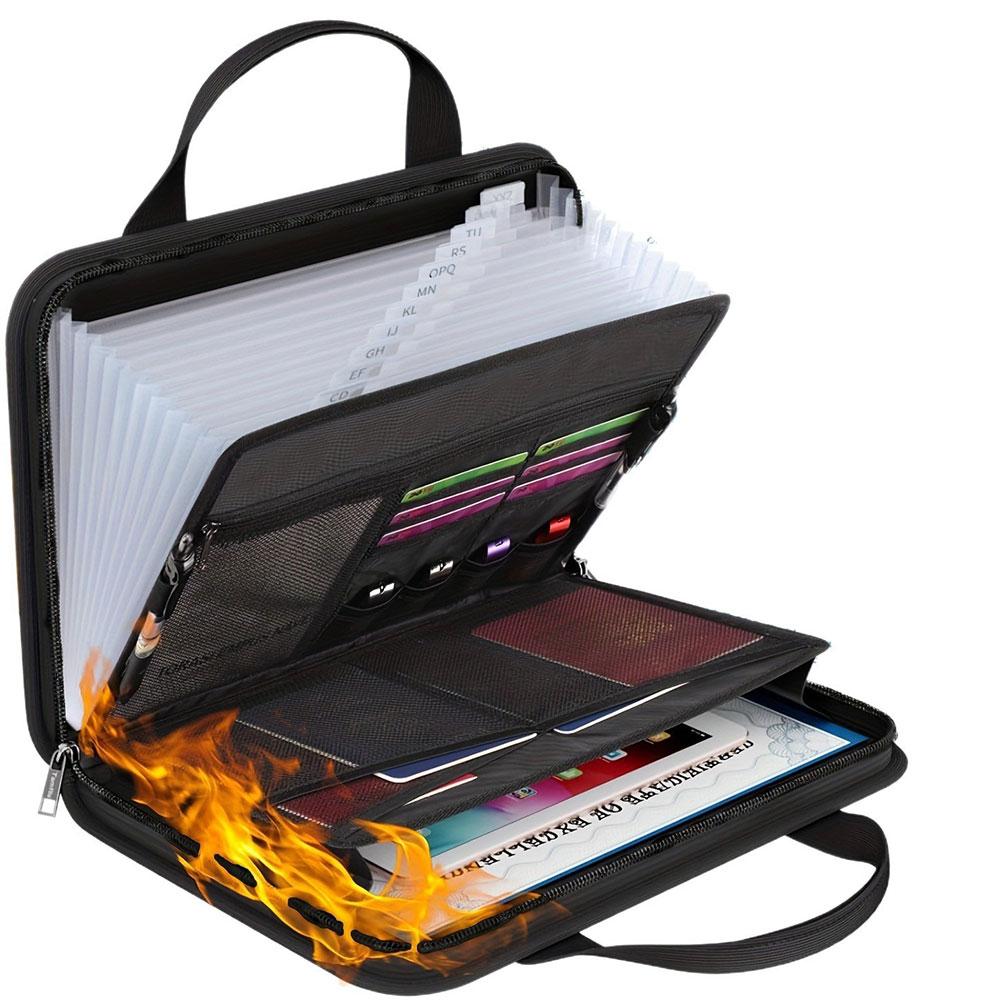 A4 Zipper File Bag Waterproof  - مراجعة Portfolio Folder Zip وسعره