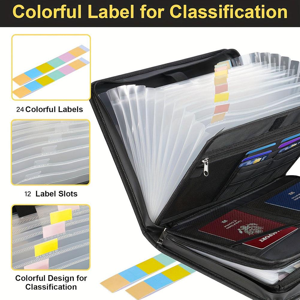 A4 Zipper File Bag Waterproof  - مراجعة Portfolio Folder Zip وسعره