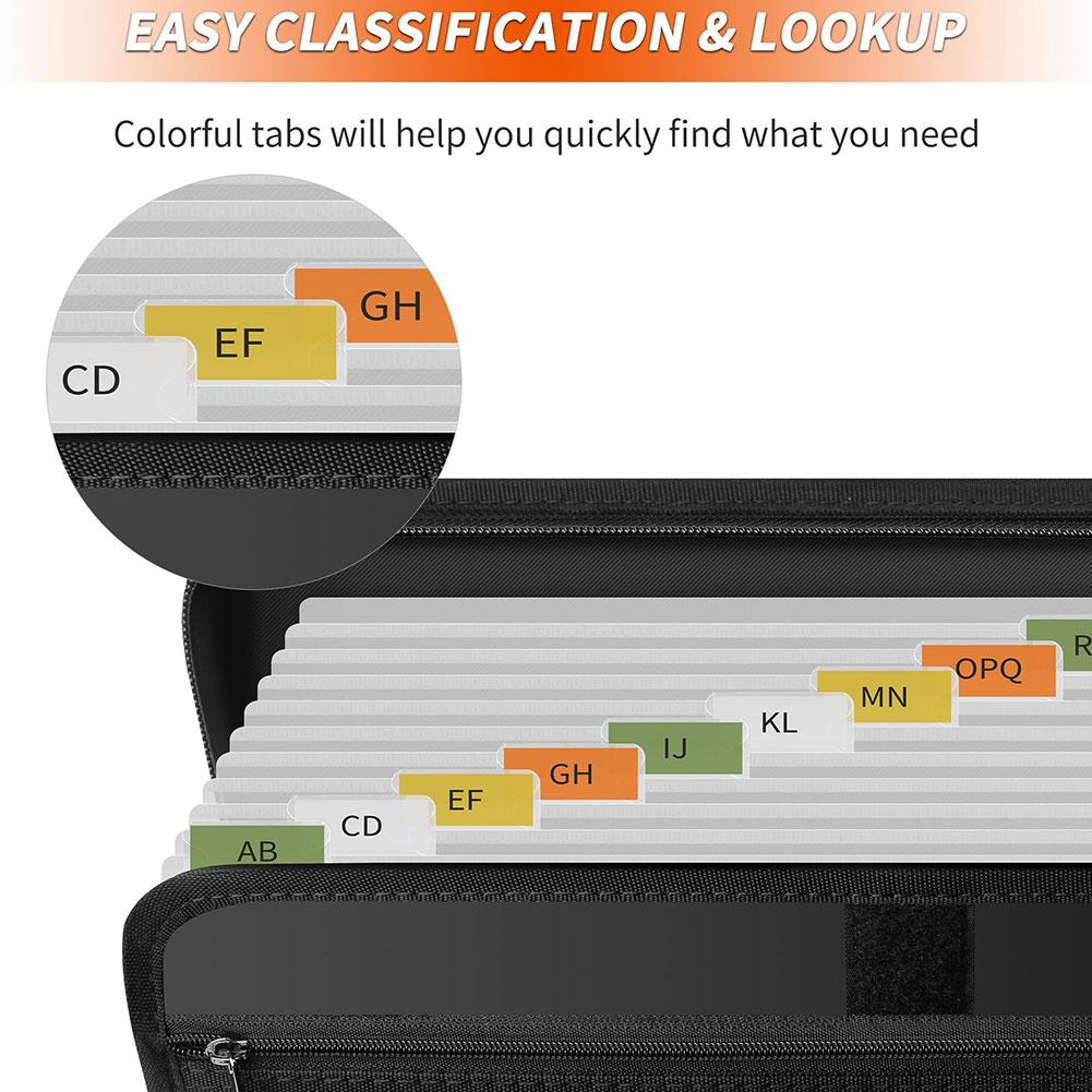 A4 Zipper File Bag Waterproof  - مراجعة Portfolio Folder Zip وسعره