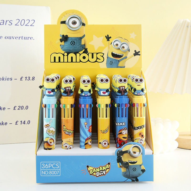 36pcs/set New Minions Anime10- - مراجعة Stationery Warehouse وسعره