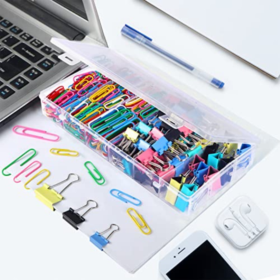 Paper Clips Binder Clips, 400  - مراجعة Binder Clip Assorted وسعره