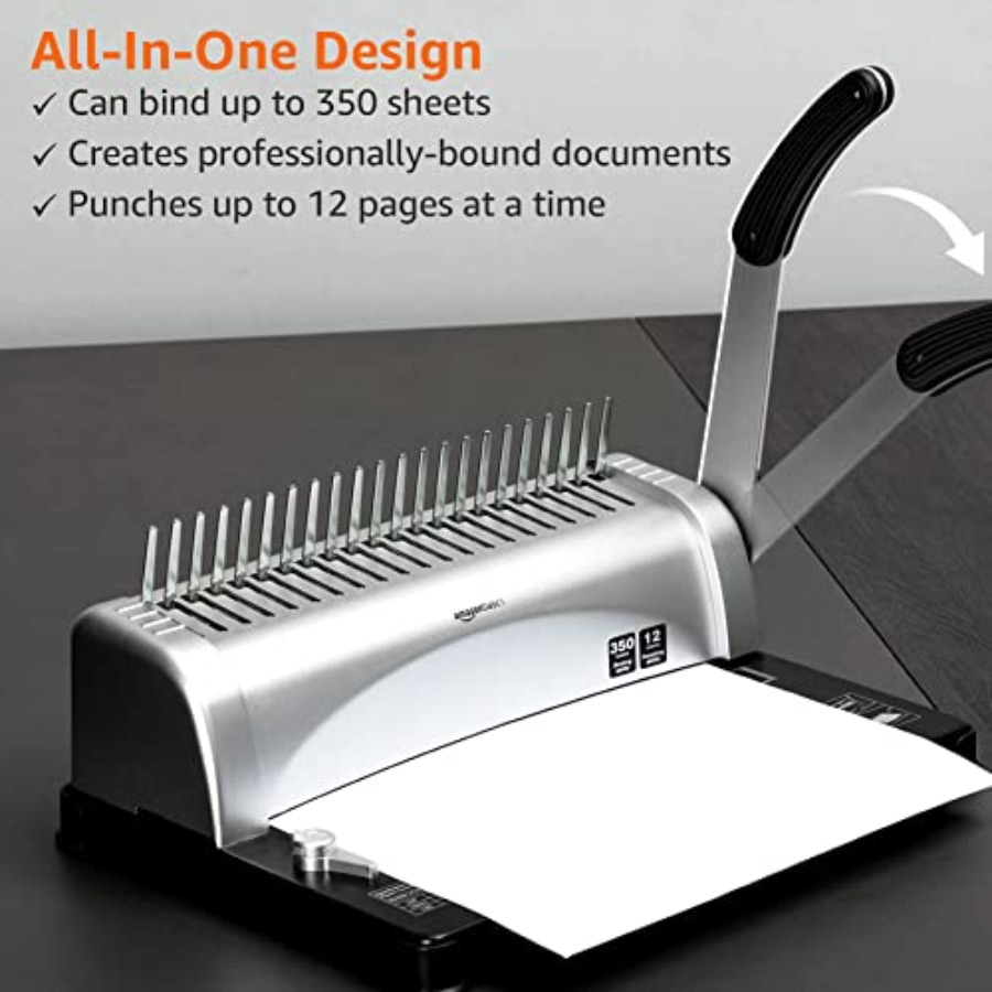 Basics Comb Binding Machine fo - مراجعة Binding Comb Plastic وسعره