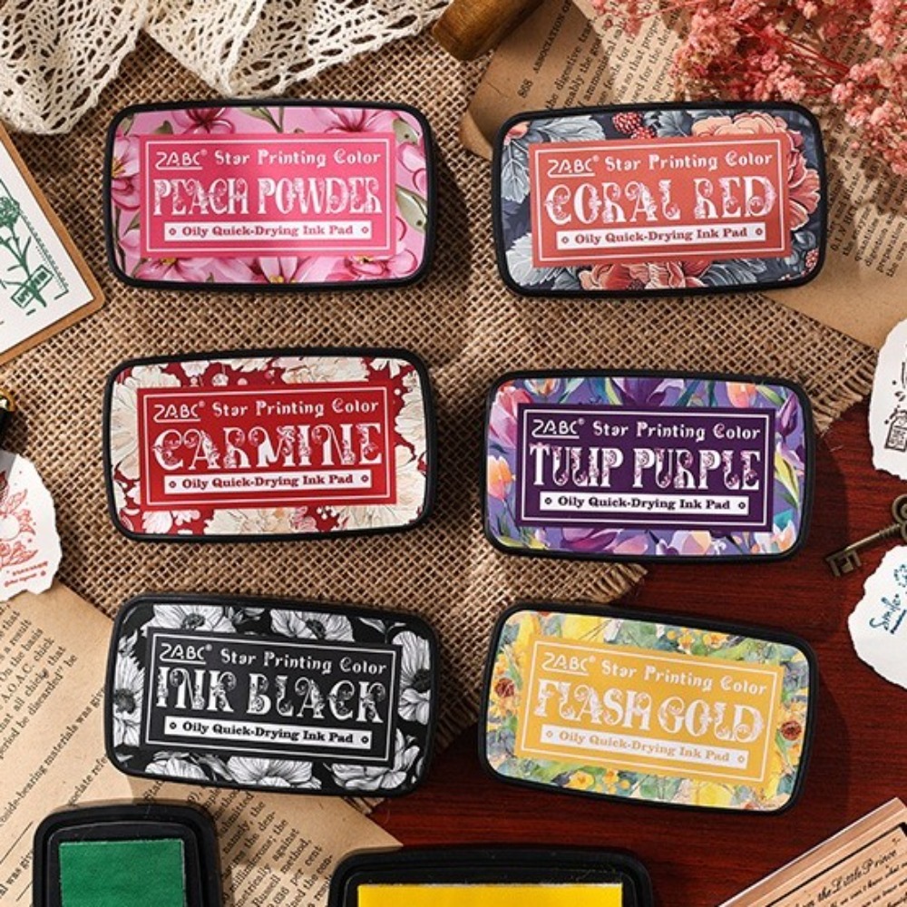 New Colorful Ink Pad Rectangul - مراجعة Self Inking Stamp وسعره