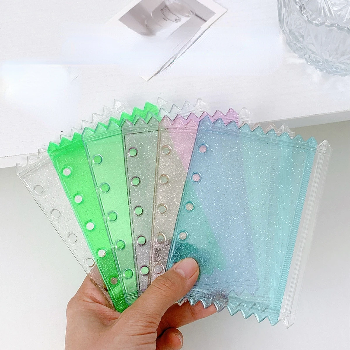 M5 5Holes Candy Collorful Bind - مراجعة Portfolio Folder Zip وسعره