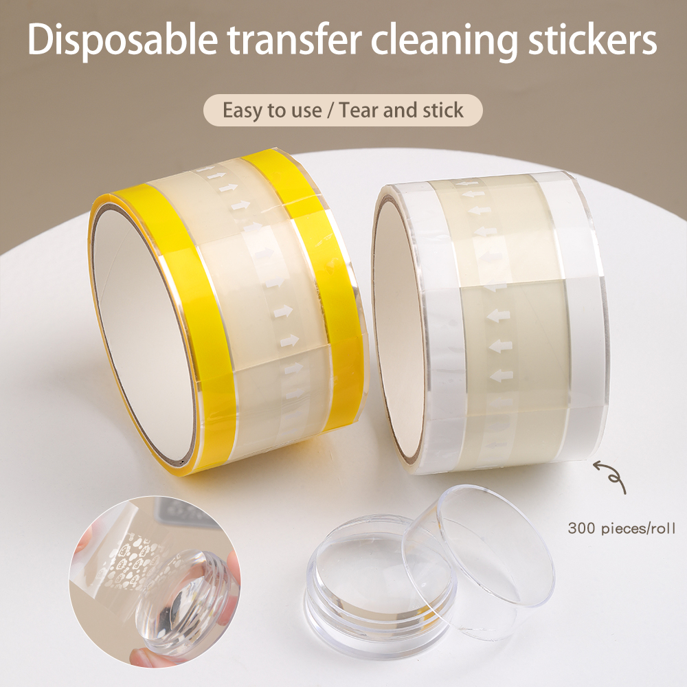 300pcs Nail Stamp Cleaner Shee - مراجعة Correction Tape Roller وسعره