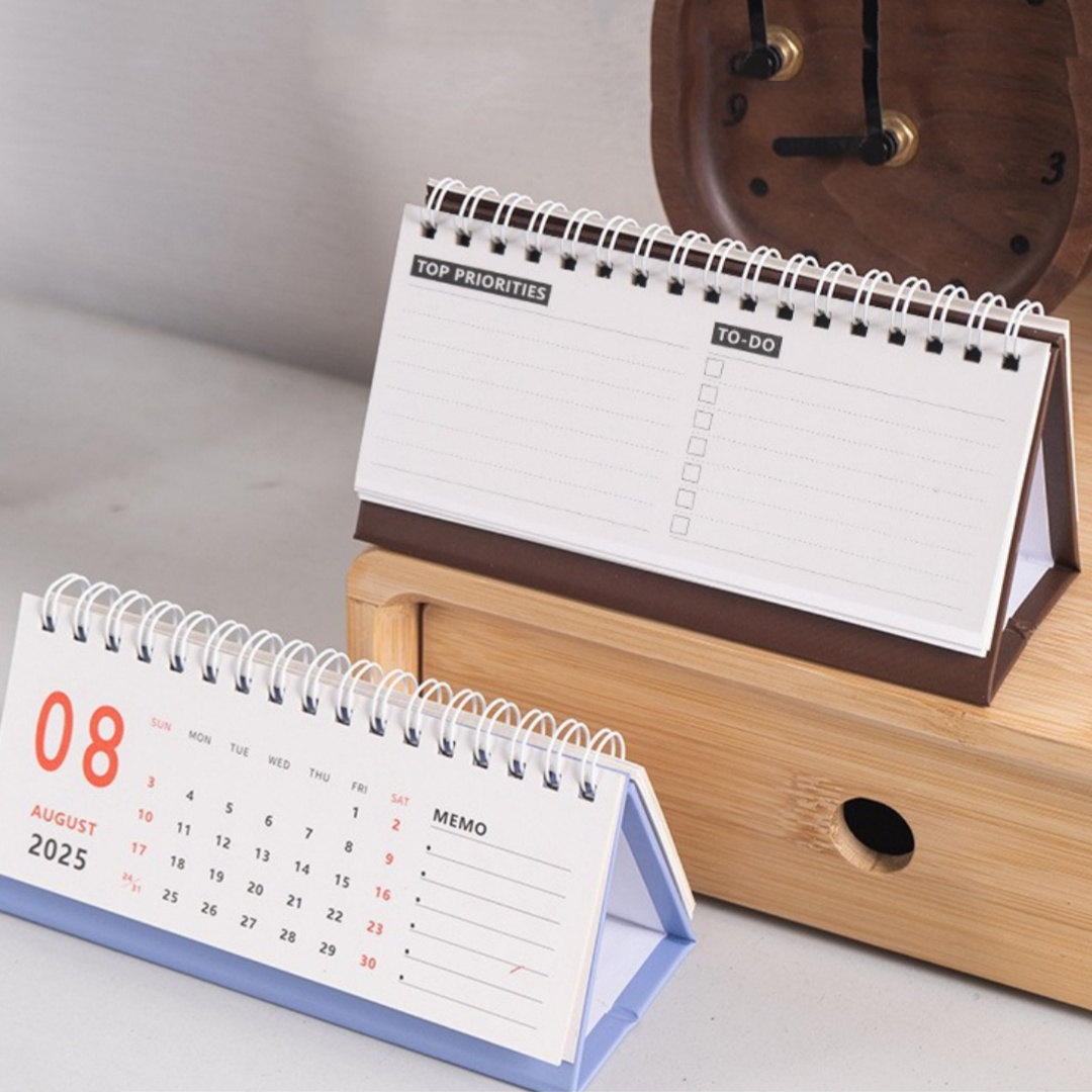 Simple Desk Calendar 2025-2026 - مراجعة Office Stationery Supply List وسعره