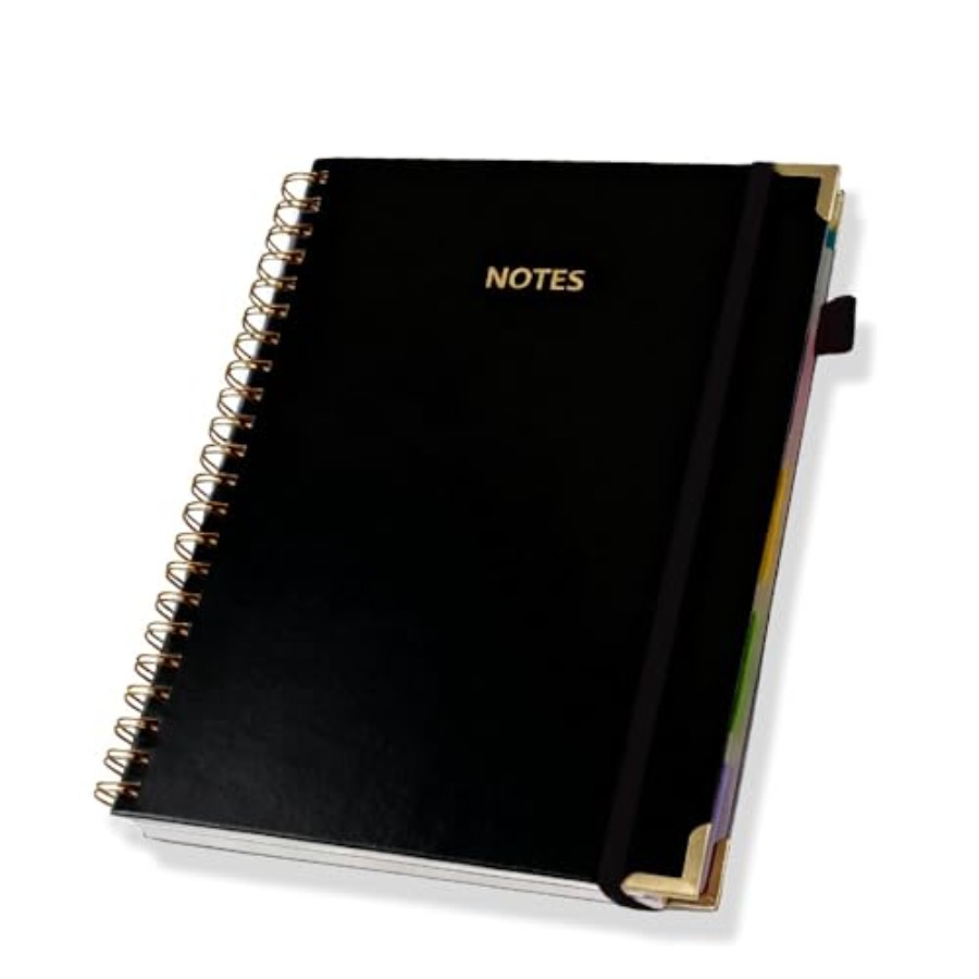 Hardcover Spiral Five Subject  - مراجعة Journal Leather Hardcover وسعره