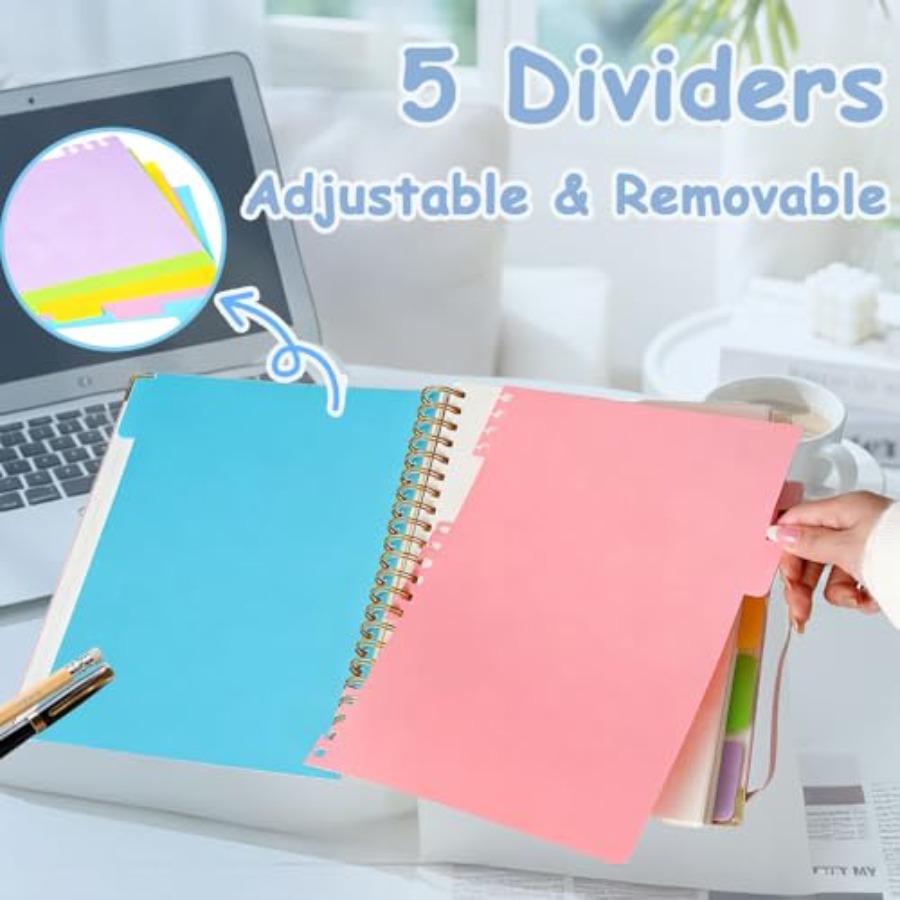 Hardcover Spiral Five Subject  - مراجعة Journal Leather Hardcover وسعره