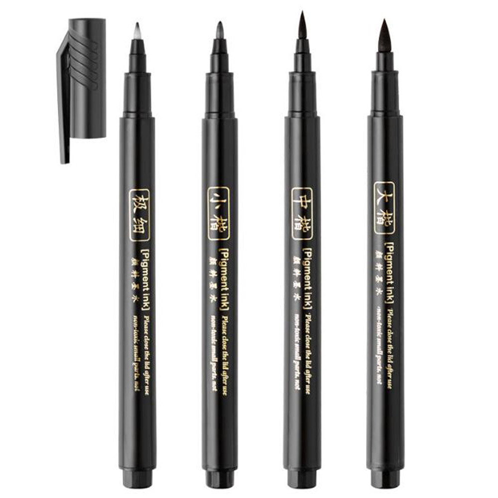4pc Brush Pen Calligraphy Pen  - مراجعة Stationery Warehouse وسعره