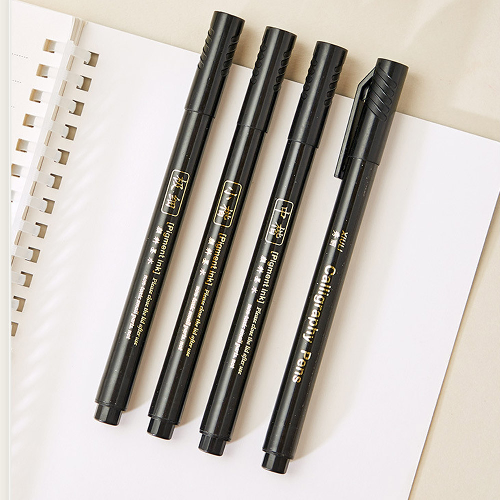 4pc Brush Pen Calligraphy Pen  - مراجعة Stationery Warehouse وسعره