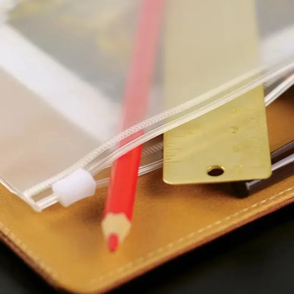 10Pcs  A5 A6 A7 Binder Pocket  - مراجعة Portfolio Folder Zip وسعره