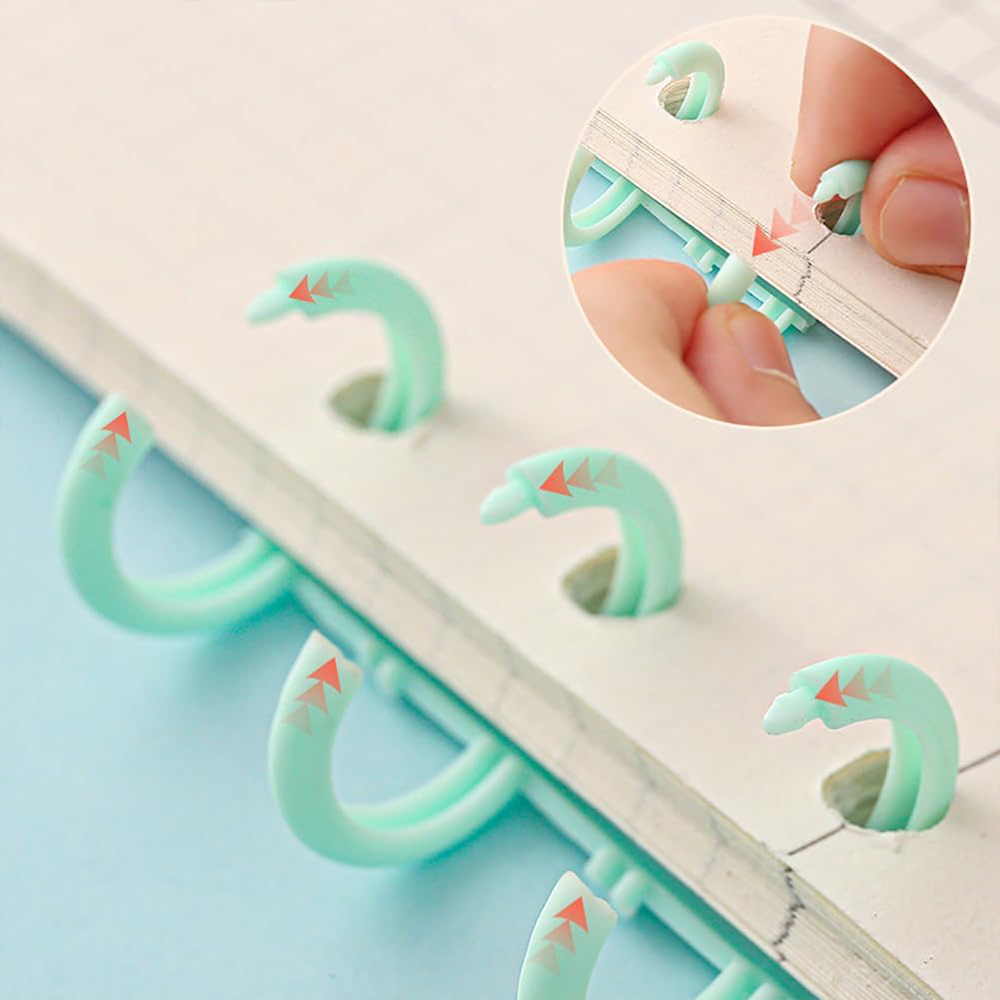 5/10Pcs Loose Leaf Binder Ring - مراجعة Binding Comb Plastic وسعره