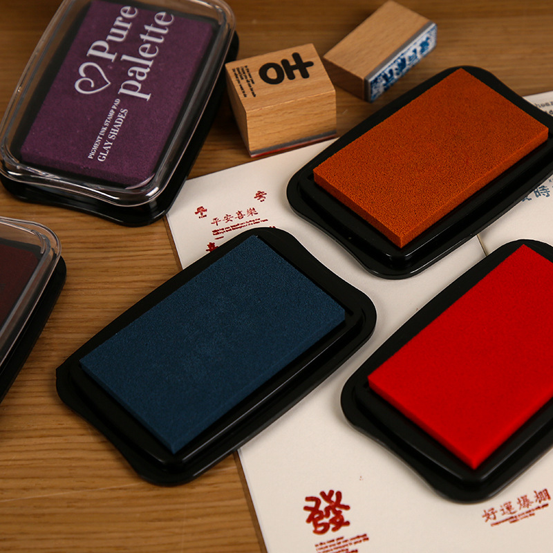 12 Colors Vintage Solid Color  - مراجعة Self Inking Stamp وسعره