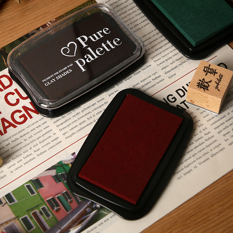 12 Colors Vintage Solid Color  - مراجعة Self Inking Stamp وسعره