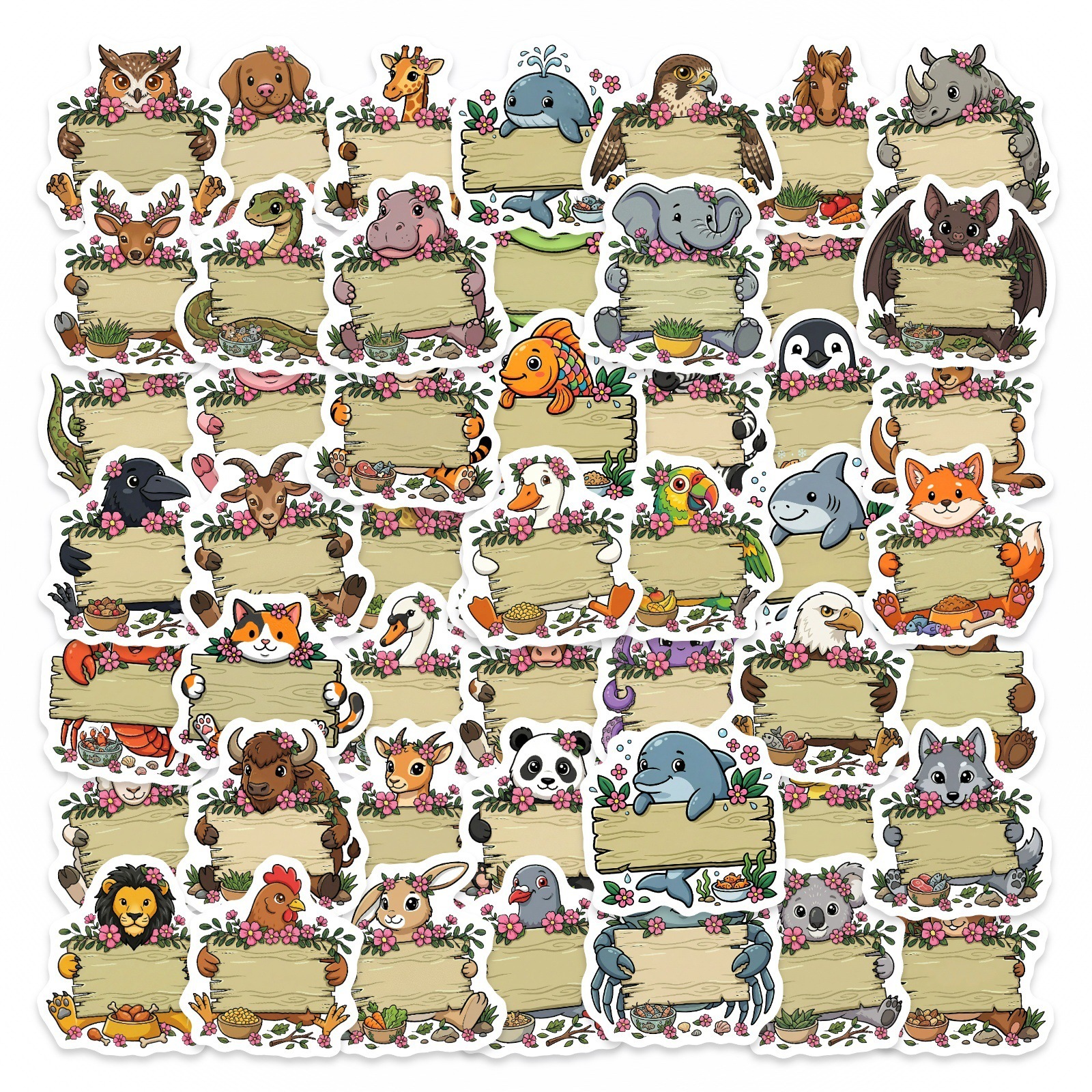 50/100Pcs HD Watercolor Forest - مراجعة Paper Deal Stationery & Office Supply وسعره