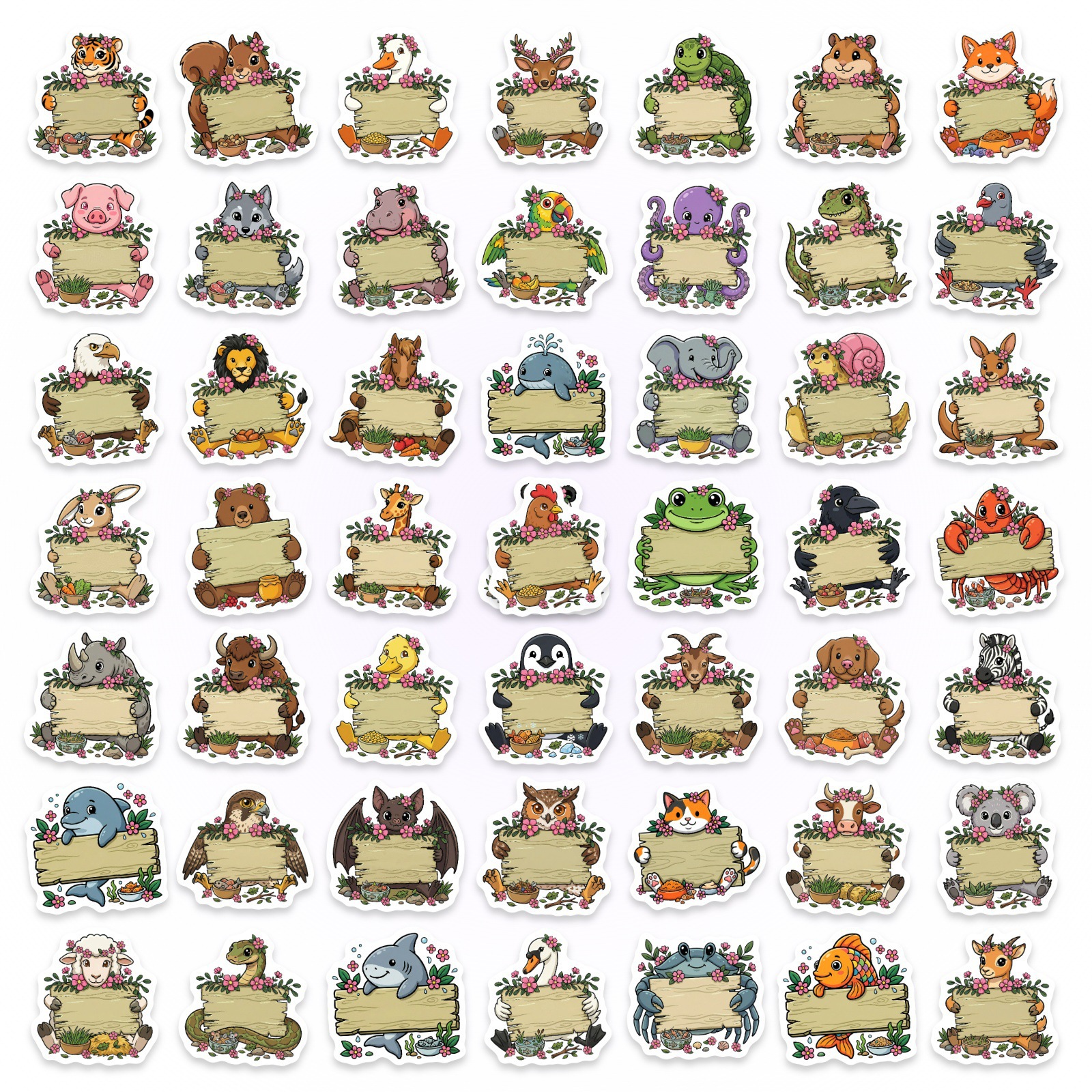 50/100Pcs HD Watercolor Forest - مراجعة Paper Deal Stationery & Office Supply وسعره