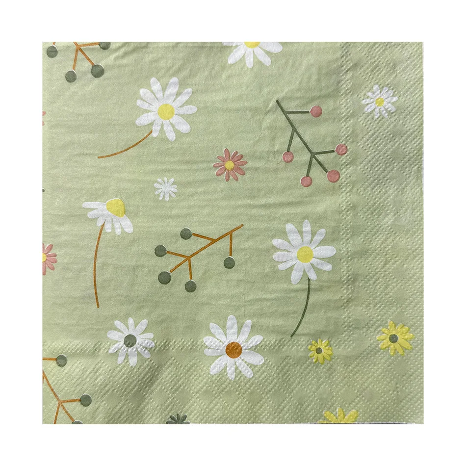 Chamomile Printed Napkin Green - مراجعة Graph Paper Pad وسعره