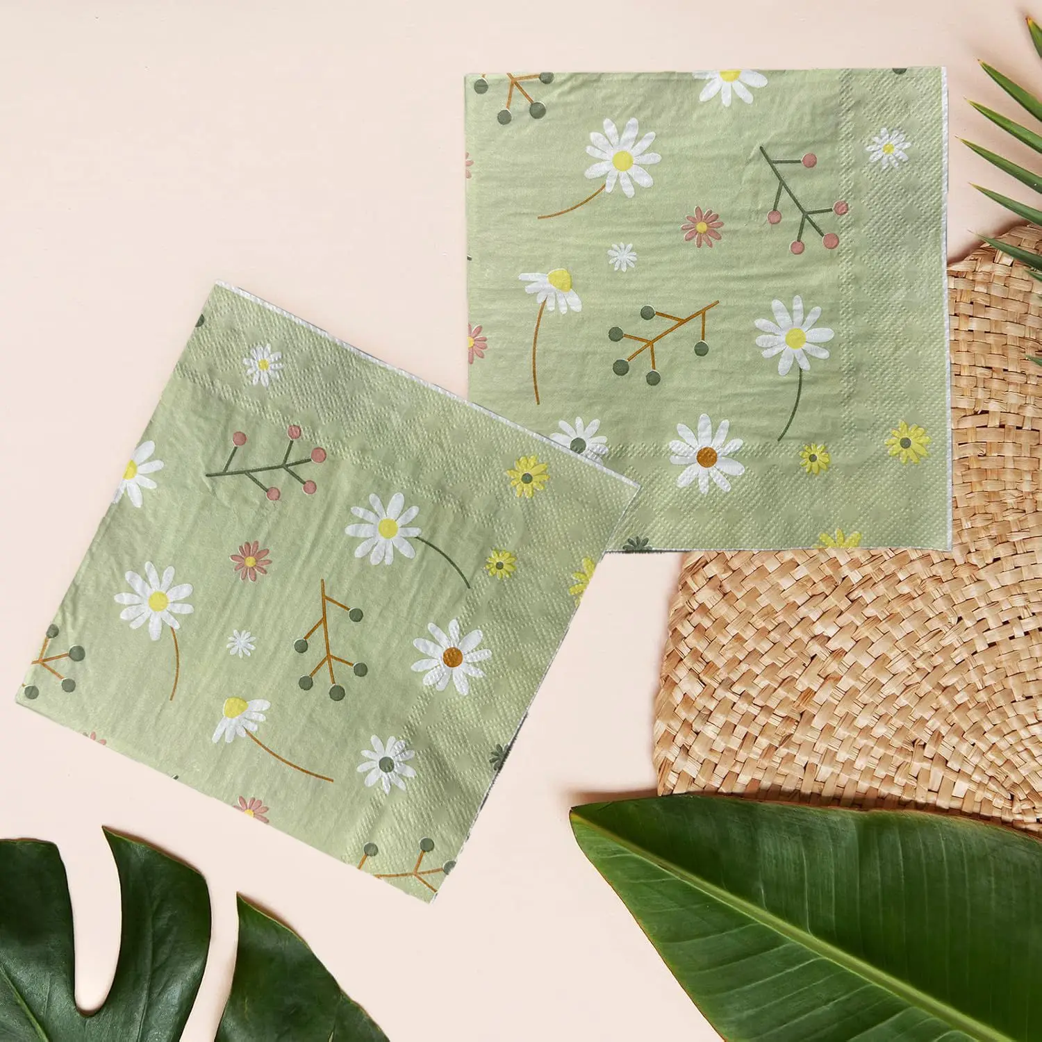 Chamomile Printed Napkin Green - مراجعة Graph Paper Pad وسعره