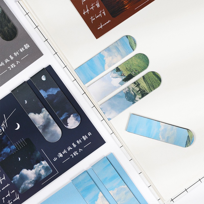 6pcs Magnetic Bookmarks Set Fa - مراجعة Paperclip Magnetic Set وسعره