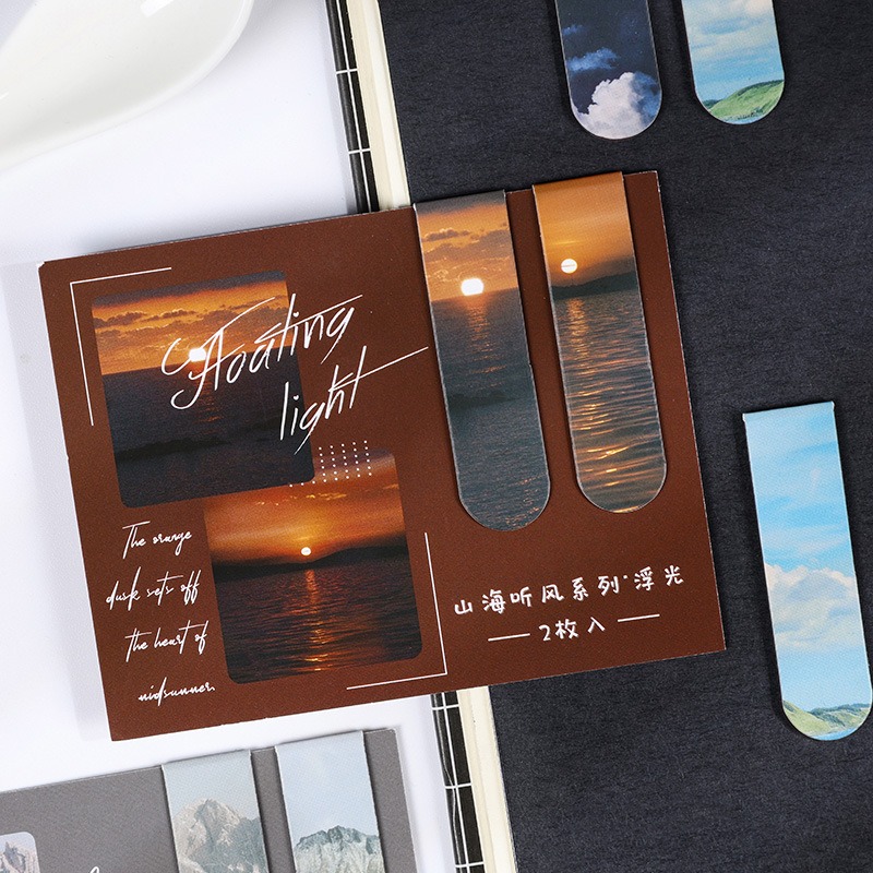 6pcs Magnetic Bookmarks Set Fa - مراجعة Paperclip Magnetic Set وسعره