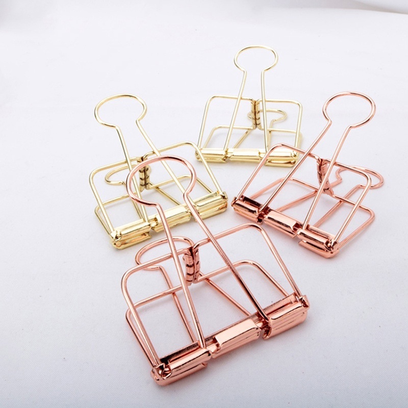 5/40Pcs Rosegold Binder Clips  - مراجعة Binder Clip Assorted وسعره