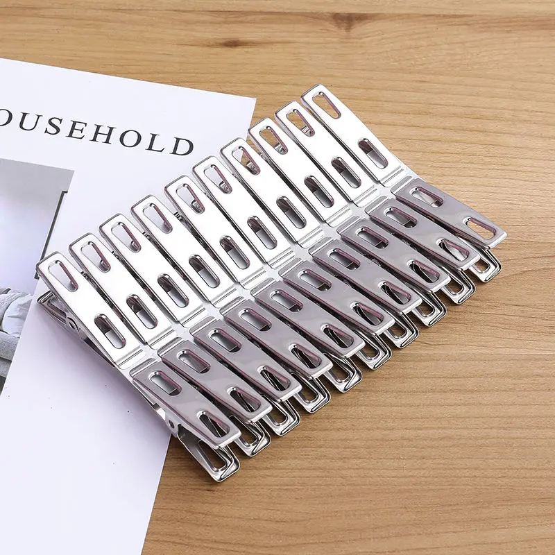20pcs Stainless Steel Flat Mou - مراجعة Binder Clip Assorted وسعره