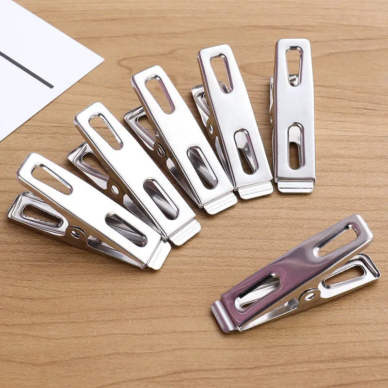 20pcs Stainless Steel Flat Mou - مراجعة Binder Clip Assorted وسعره