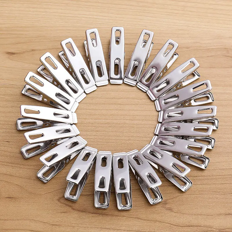 20pcs Stainless Steel Flat Mou - مراجعة Binder Clip Assorted وسعره