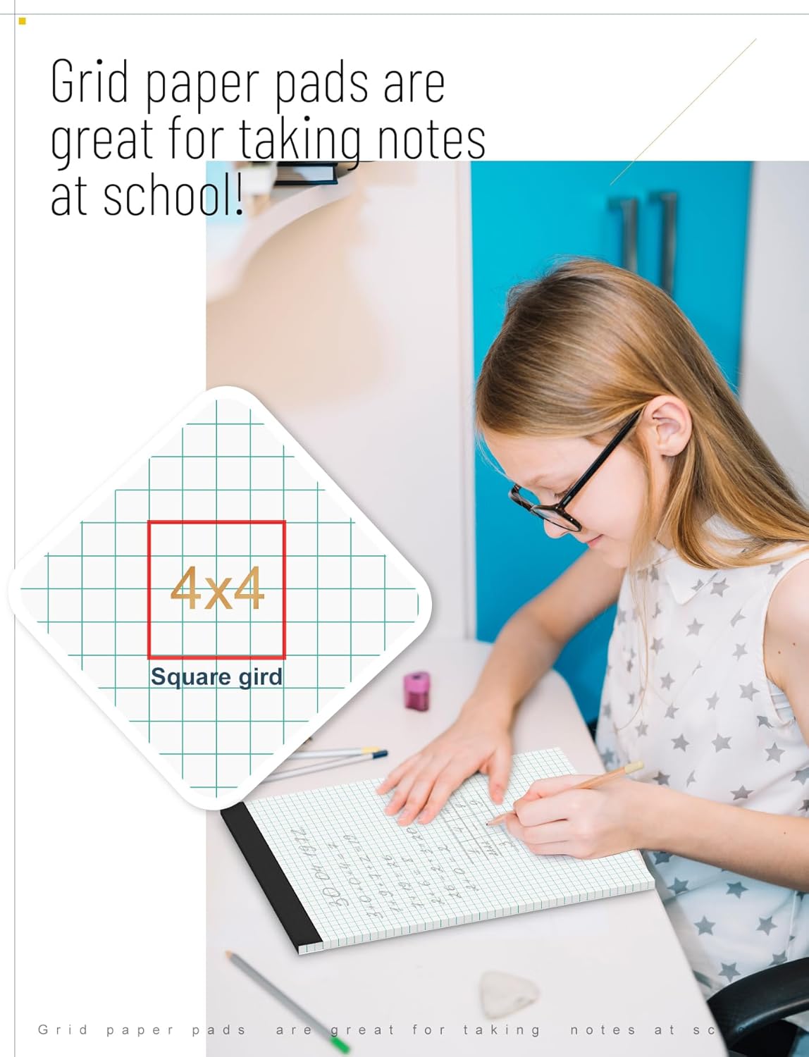 Graph Paper Pads 8.5 x 11, 8 P - مراجعة Graph Paper Pad وسعره