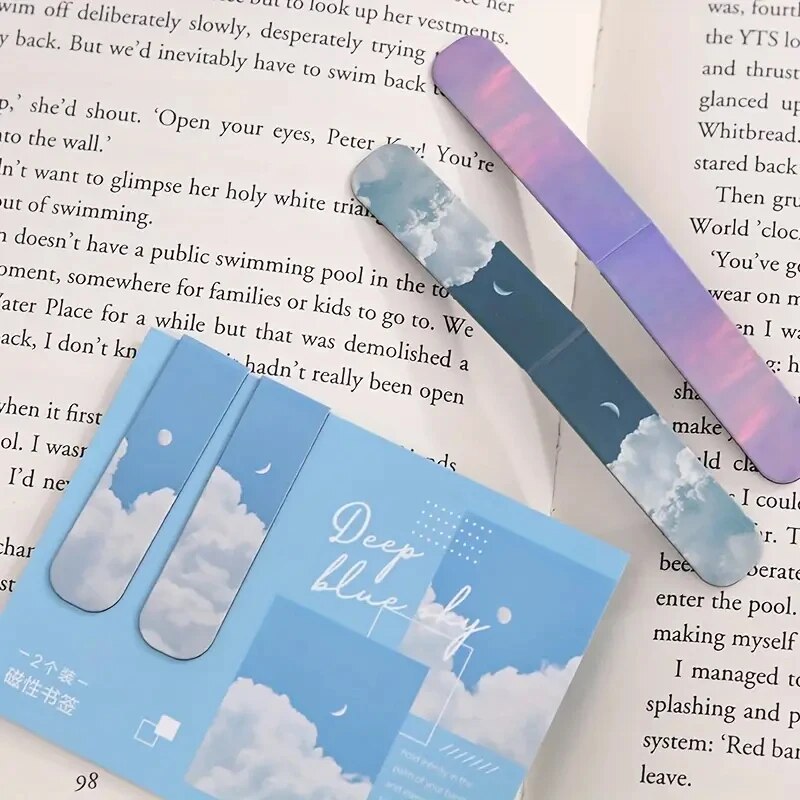 2Pcs/Set Magnetic Bookmarks Be - مراجعة Paperclip Magnetic Set وسعره