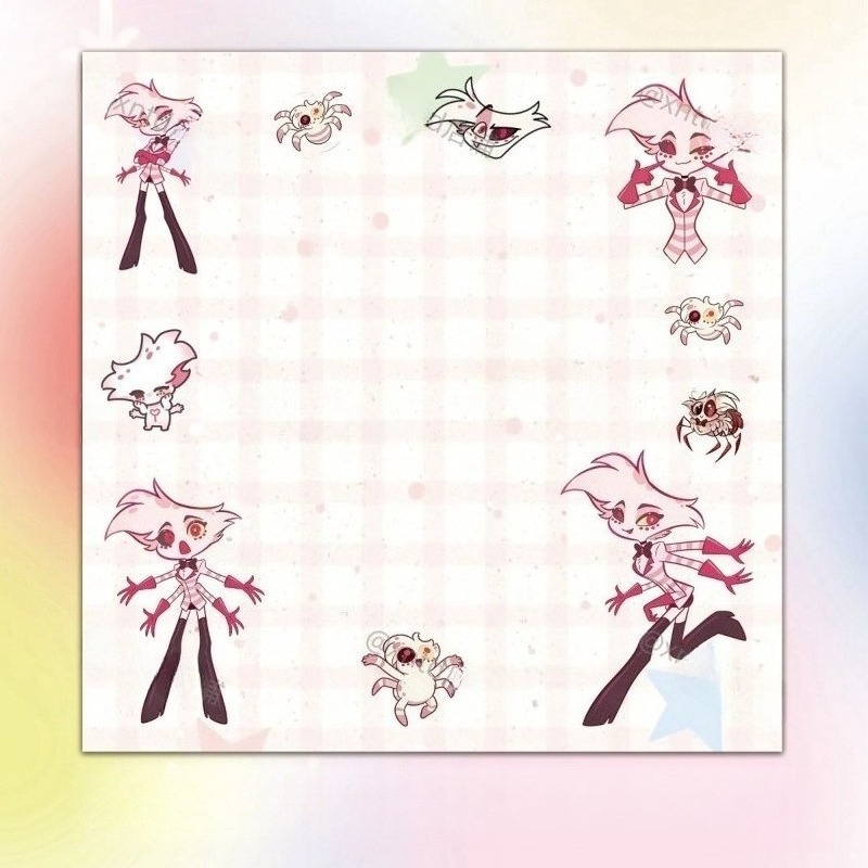 4Pcs Hazbin Hotel Zestial & Al - مراجعة Stationery Warehouse وسعره