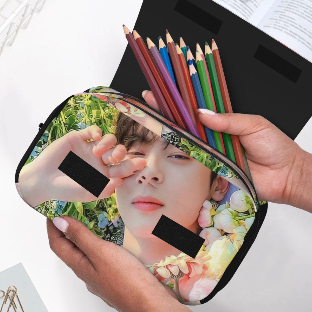 Cha EunWoo Kpop Astro Pencil C - مراجعة Stationery And Office Supply Chain وسعره