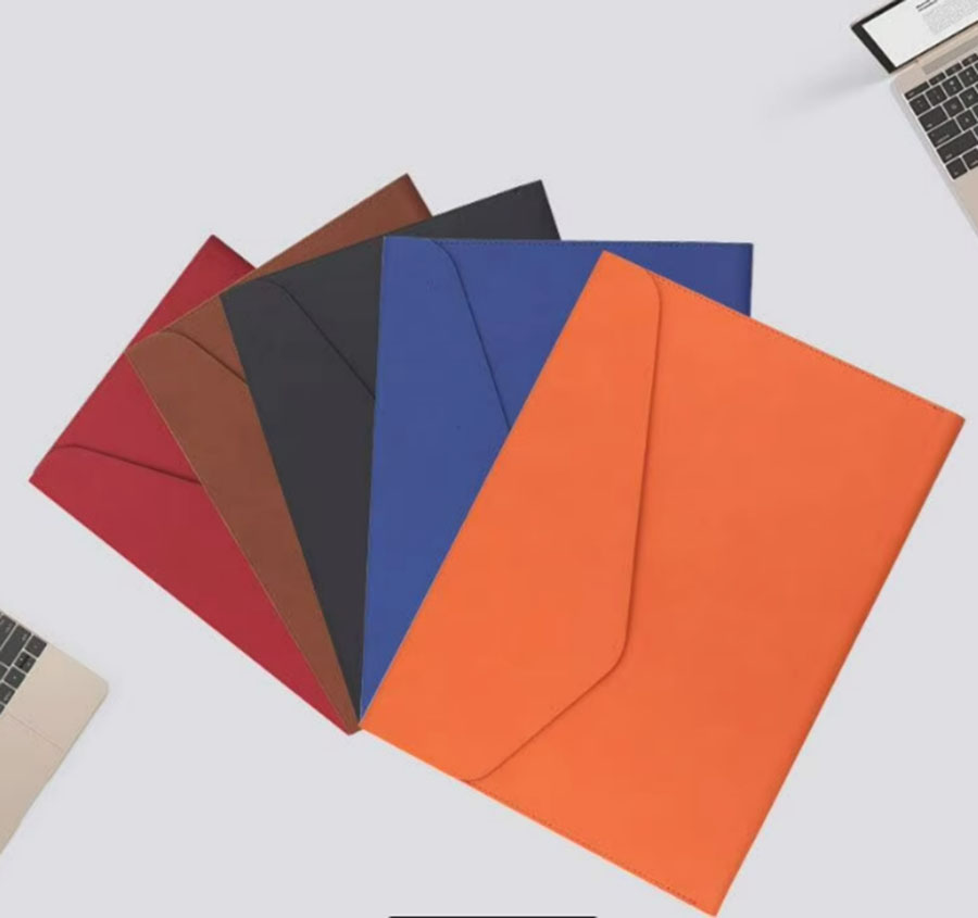 Sharkbang PU Leather Business  - مراجعة Portfolio Folder Zip وسعره