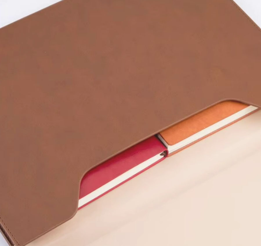 Sharkbang PU Leather Business  - مراجعة Portfolio Folder Zip وسعره