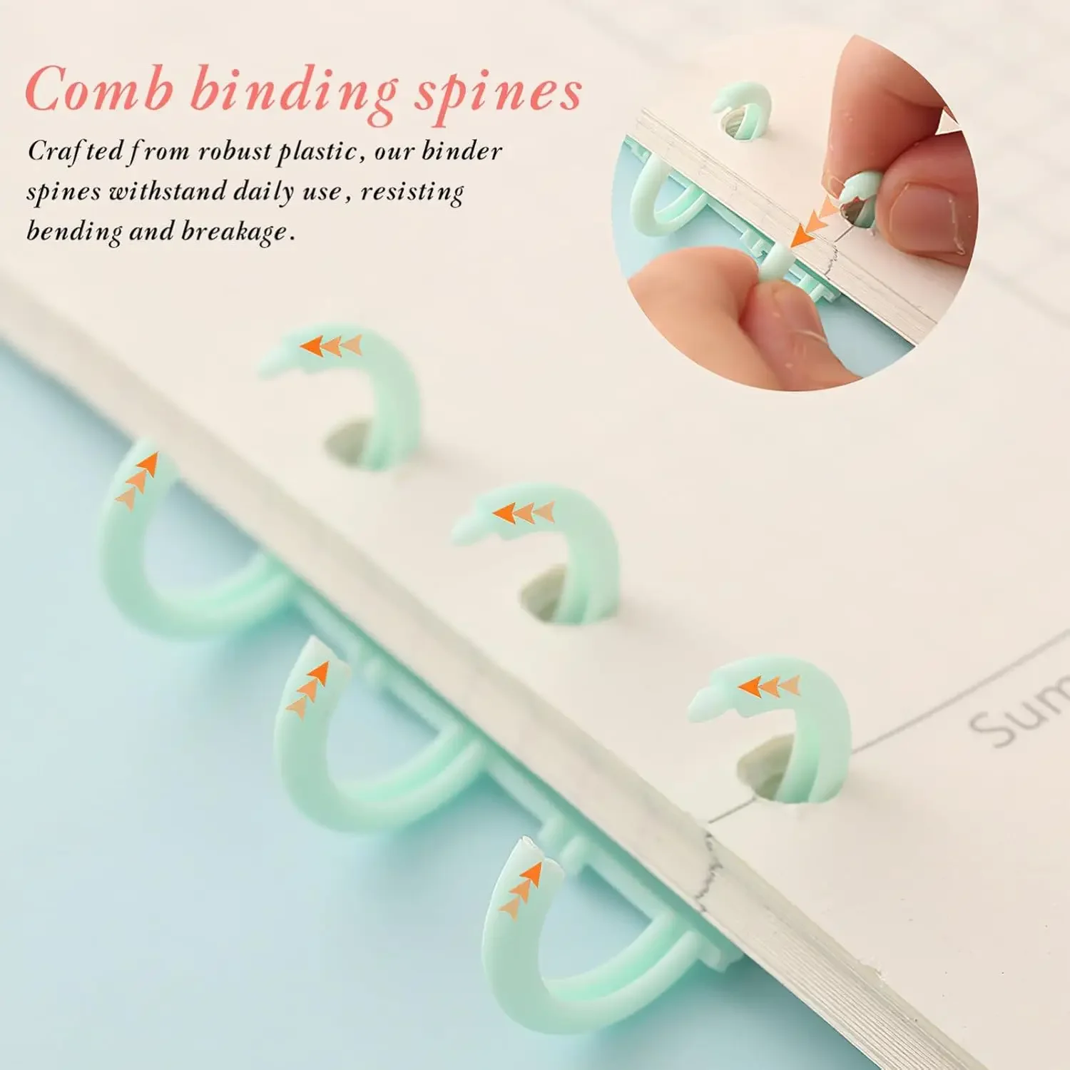5-10PCS Comb Binding Spines Pl - مراجعة Binding Comb Plastic وسعره