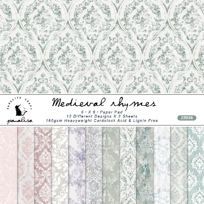 12 Sheet Baroque Pattern Scrap - مراجعة Graph Paper Pad وسعره