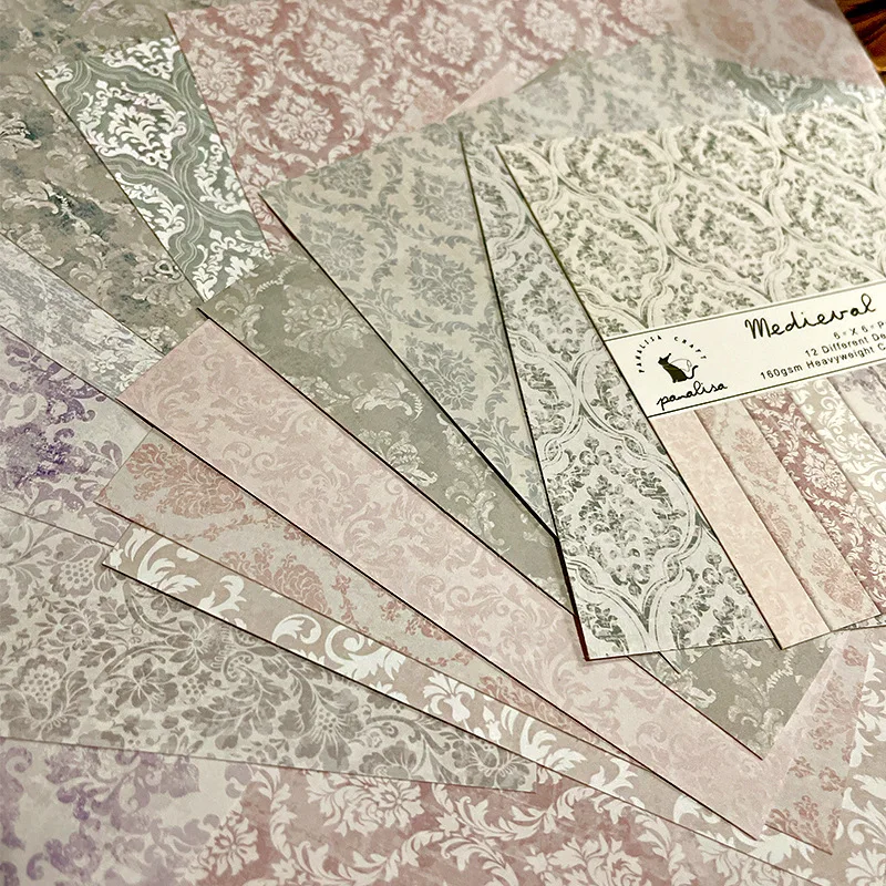 12 Sheet Baroque Pattern Scrap - مراجعة Graph Paper Pad وسعره