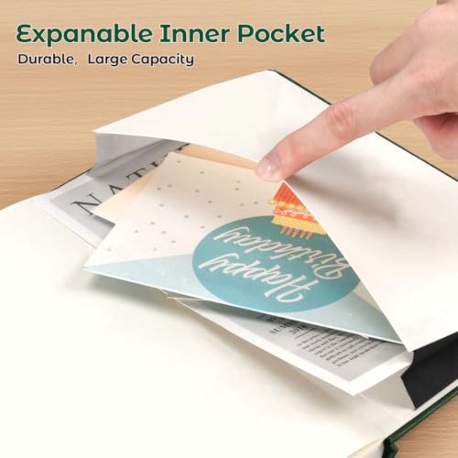 Paper Notebook, 5 Pack Hardcov - مراجعة Journal Leather Hardcover وسعره