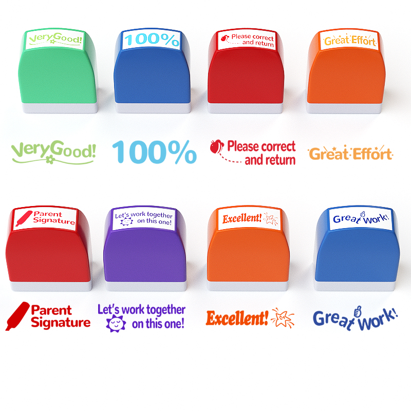 8 Teacher stamps Classroom Tea - مراجعة Self Inking Stamp وسعره